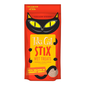 Tiki Cat Stix Salmon Mousse Grain-Free Cat Treats, 3 oz Supply