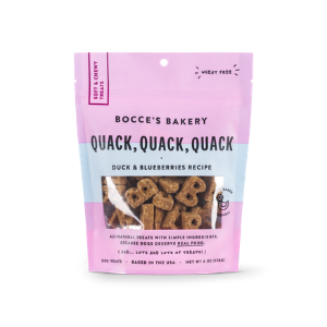 Bocce s Bakery Everyday Soft & Chewy Quack, Quack, Quack Dog Treats, 6 oz For Cheap