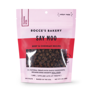 Bocce s Bakery Training Bites Say Moo Dog Treats, 6 oz Sale