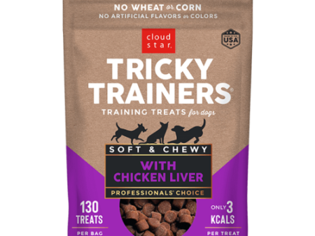 Cloud Star Chewy Tricky Trainers Liver Flavor Dog Treats Hot on Sale