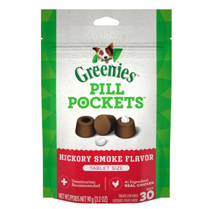 Greenies Pill Pockets Canine Hickory Smoke Flavor Dog Treats, 30 Tablets Cheap