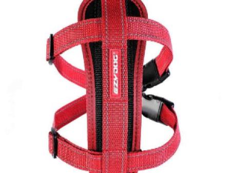 EzyDog Chest Plate Dog Harness Red For Cheap