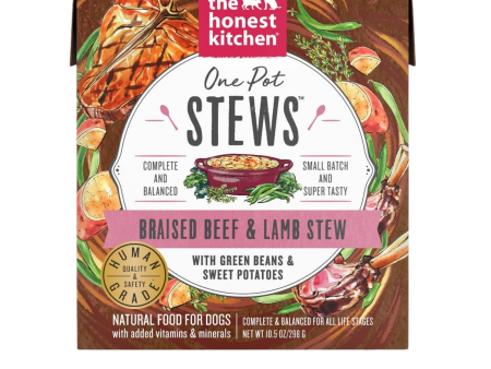 The Honest Kitchen One Pot Stews Braised Beef & Lamb Stew Wet Dog Food 10.5-oz Fashion