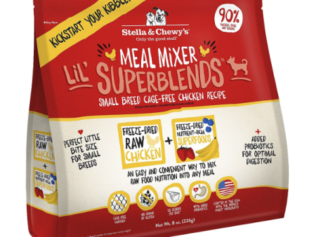 Stella & Chewy s SuperBlends Cage-Free Chicken Recipe Meal Mixers Freeze-Dried Dog Food Online Sale