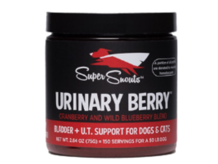 Super Snouts Urinary Berry Urinary Support Supplement for Dogs & Cats 2.64 oz Supply