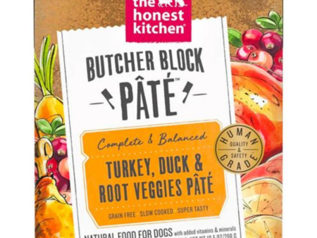 The Honest Kitchen Butcher Block Pate Turkey, Duck & Root Veggies Pate Wet Dog Food, 10.5-oz Fashion