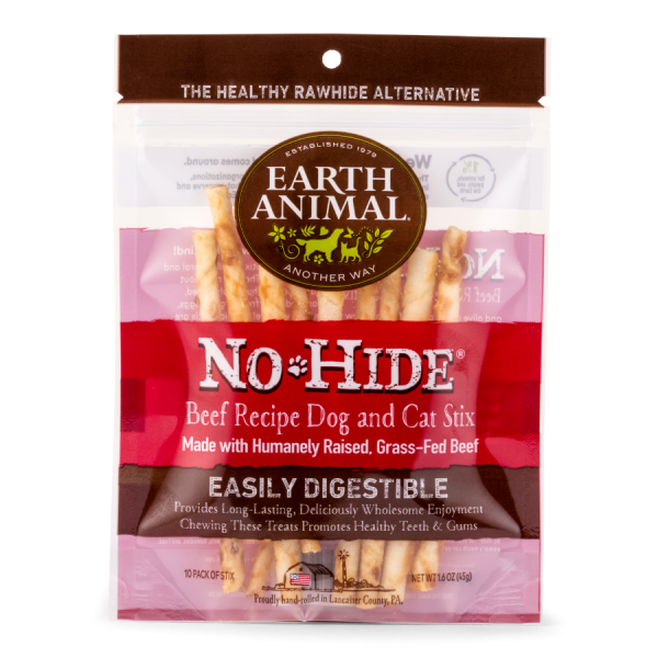 Earth Animal No Hide Beef Stix Dog Treats 10pk on Sale