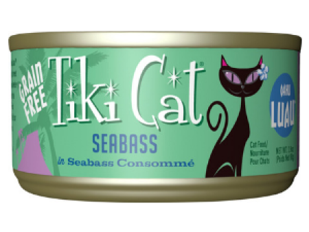 Tiki Cat Oahu Luau Seabass in Seabass Consomme  Canned Cat Food Sale