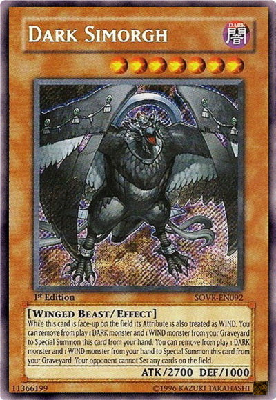 Dark Simorgh [SOVR-EN092] Secret Rare For Discount